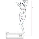 Passion woman bs032 bodystocking nero taglia unica-2