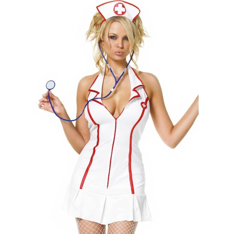Leg avenue head nurse dress set 3 pezzi taglia s/m-1