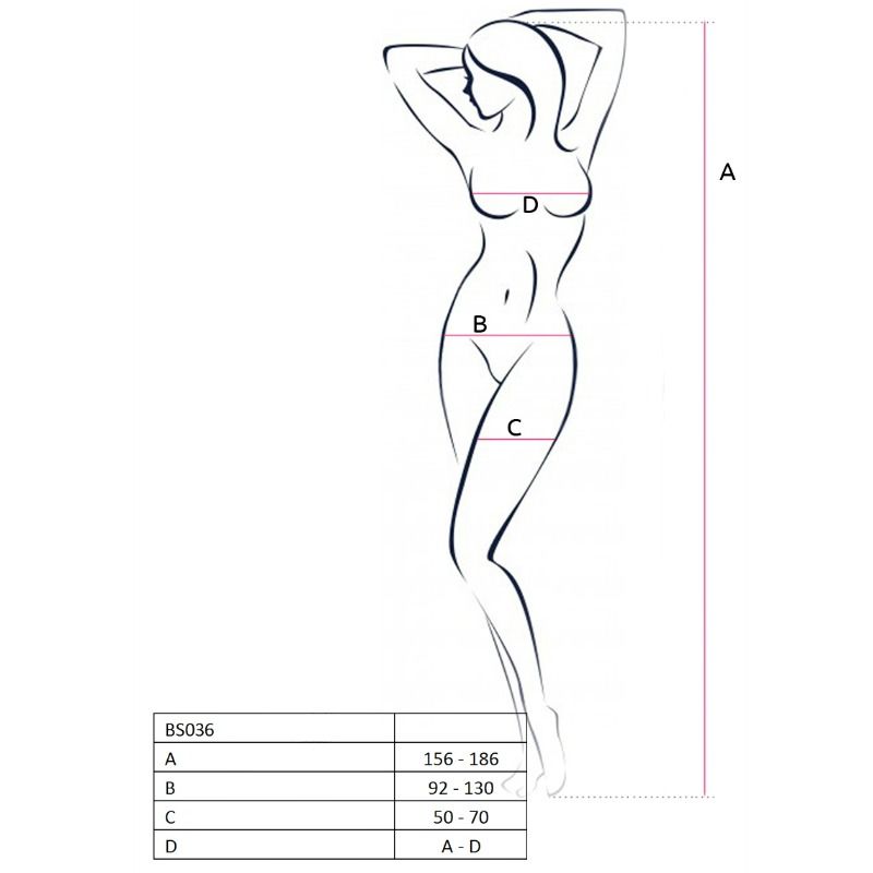 Passion woman bs036 bodystocking bianco taglia unica-1