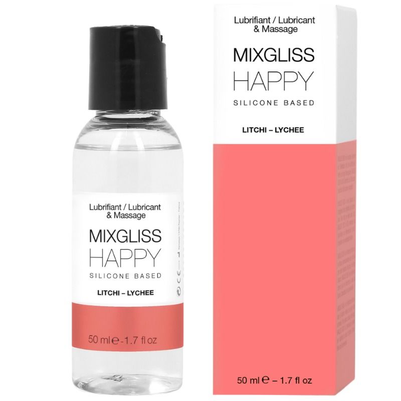 Lubrificante mixgliss happy silicone litchi 50 ml-0