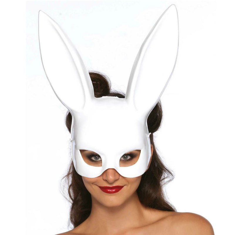 Maschera coniglio leg avenue masquerade bianca-0
