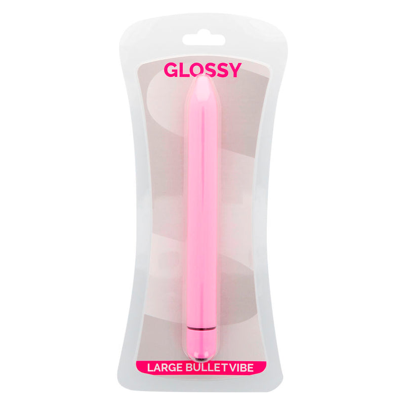 Glossy slim vibrador rosa-1