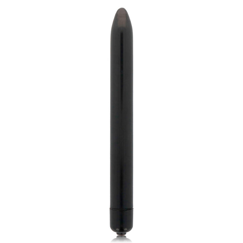 Glossy slim vibrador negro-0