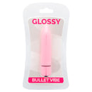 Glossy thin vibrador rosa-1