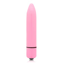 Glossy thin vibrador rosa intenso-0