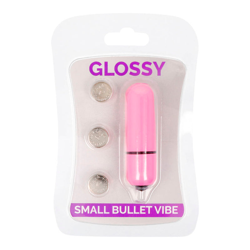 Glossy small bala vibradora rosa intenso-1