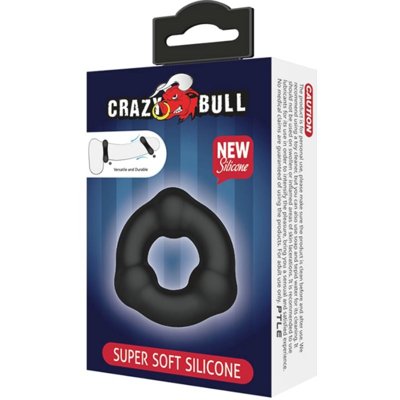 Crazy bull - anello in silicone nodulato super morbido-4