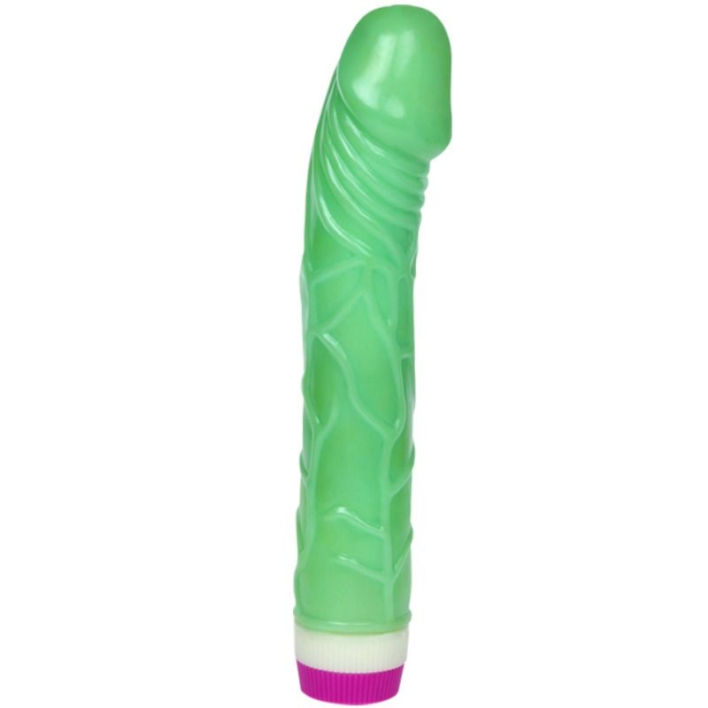 Waves of pleasure vibrator 23 cm green-0