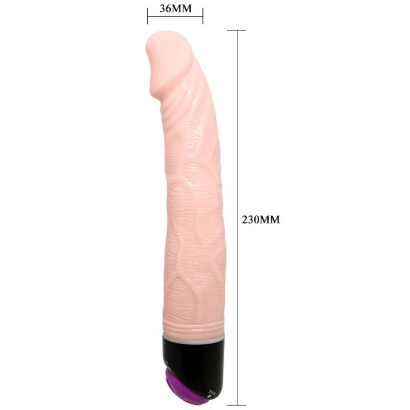 Baile adour club vibrador realistico 23 cm natural-2