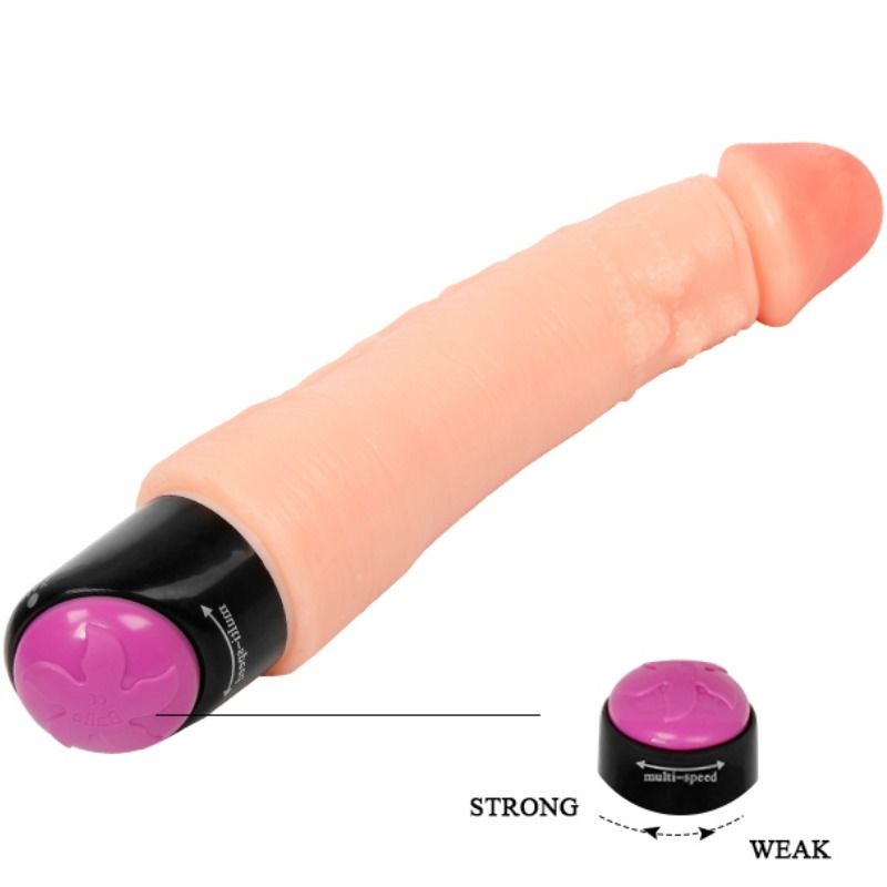 Vibrador realistico flexible 25 cm-2