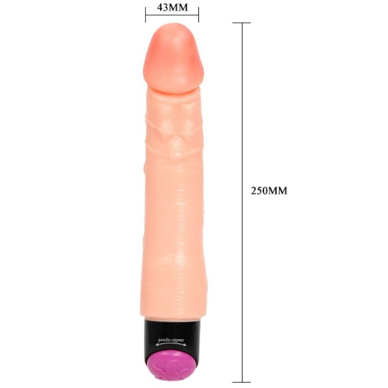 Vibrador realistico flexible 25 cm-5