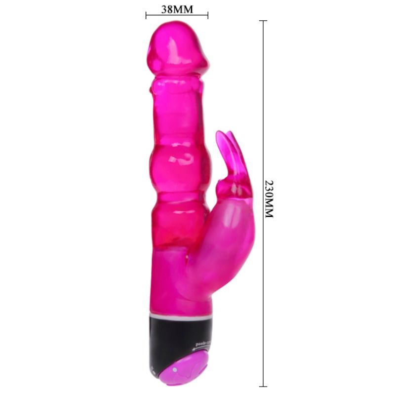 Waves of pleasure fantasy vibrador con rabbit 23cm-4