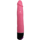 Colorful sex vibrador realistico rosa 23 cm-3
