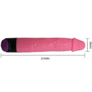 Colorful sex vibrador realistico rosa 23 cm-7