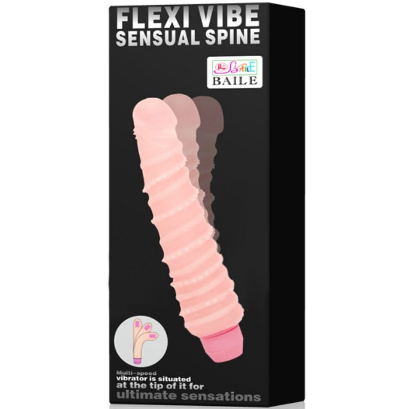 Flexi vibe sensual vibrador espiral 19.5 cm-8