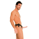 Fetish hollow vibrator harness per lui e lei naturale 14cm-4