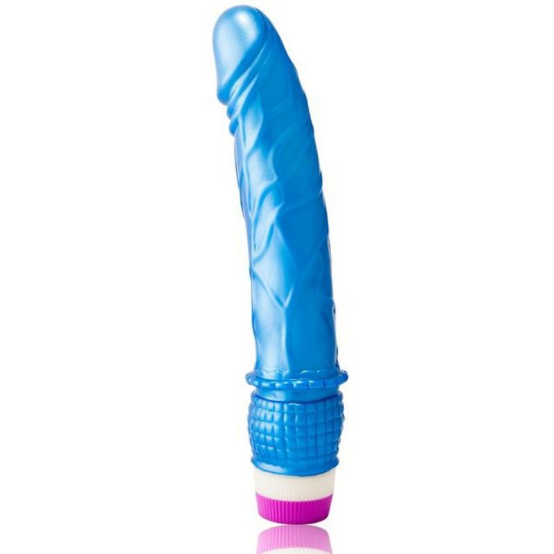 Waves of pleasure vibrator 23 cm blue-0