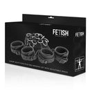 Fetish submissive set ataduras cama luxury con forro de nopreno-9
