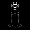 Fetish submissive anilla mordaza con pinzas para pezones-6