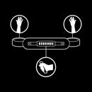 Fetish submissive esposas con tirador con forro de nopreno-2