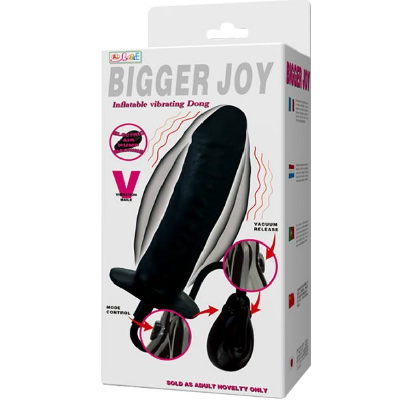 Bigger joy dildo hinchable con vibracion 16 cm-3