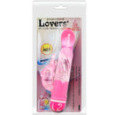 Baile vibrador multivelocidad con estimulador rosa-8