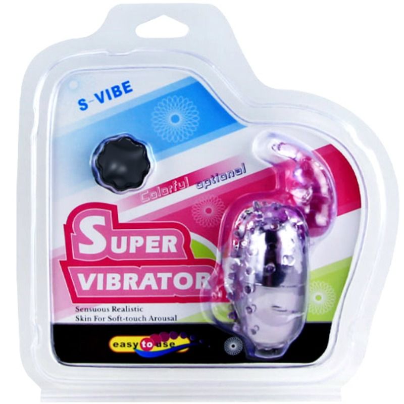 Super vibrator huevo vibrador con estimulador-6