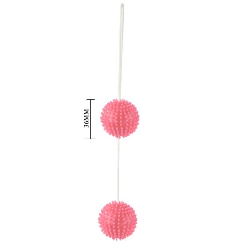A deeply pleasure bolas texturadas rosa 3.6 cm-3