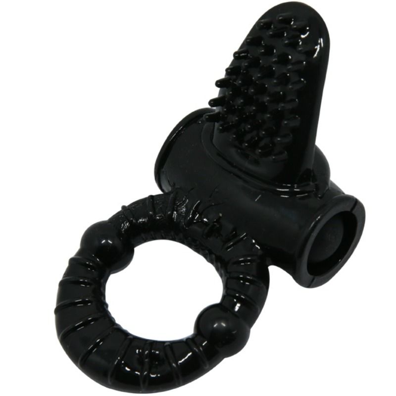 Sweet ring anillo vibrador con rabbit texturado-0