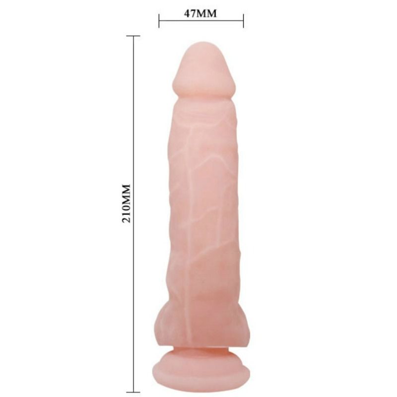 Baile super dildo realistico natural 21.5 cm-3