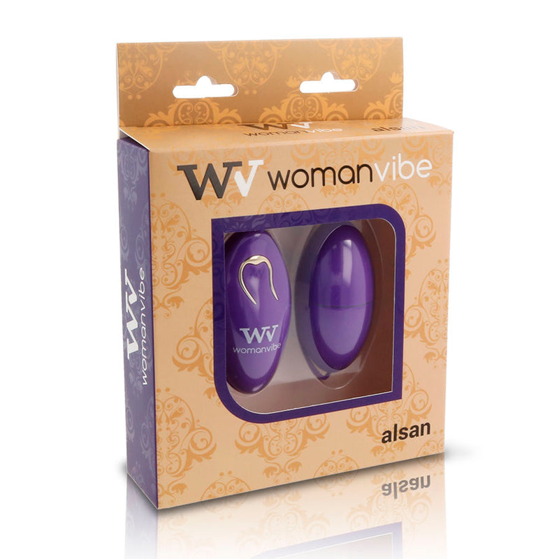 Womanvibe alsan egg telecomando silicone nero viola-2