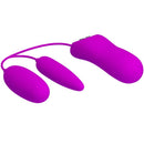 Pretty love irma huevo vibrador doble-7