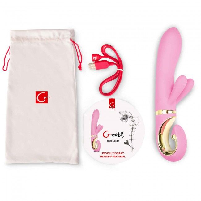 Giocattoli divertenti grabbit vibratore rosa-1