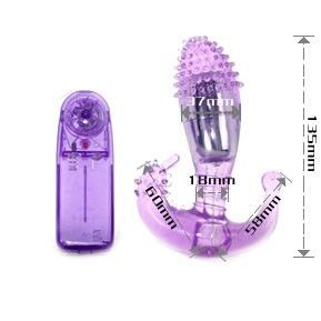 Estimulador  lila vaginal y anal con vibracion-1