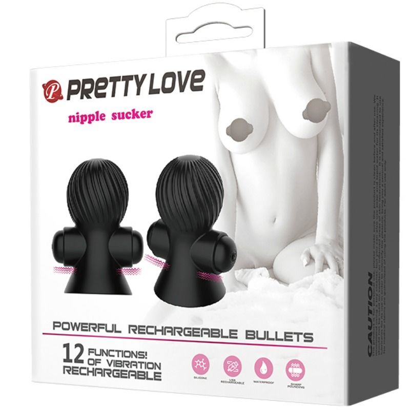 Pretty love estimuladores para pezones 12 modos vibracion-6