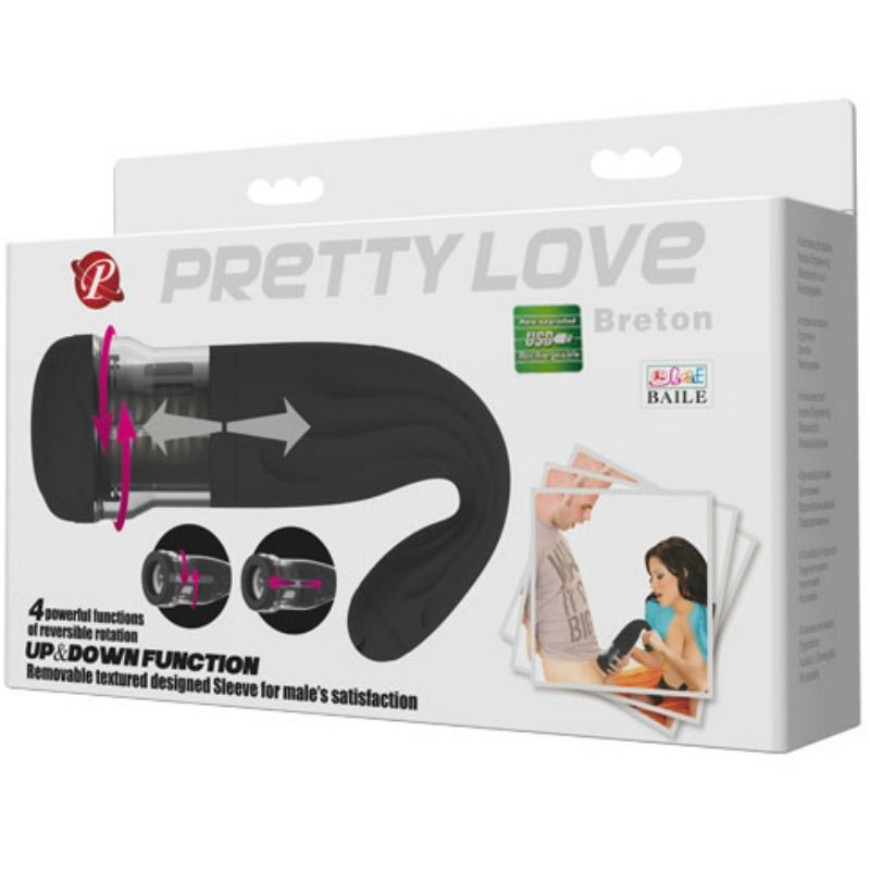 Pretty love masturbador recargable multifunción breton-7