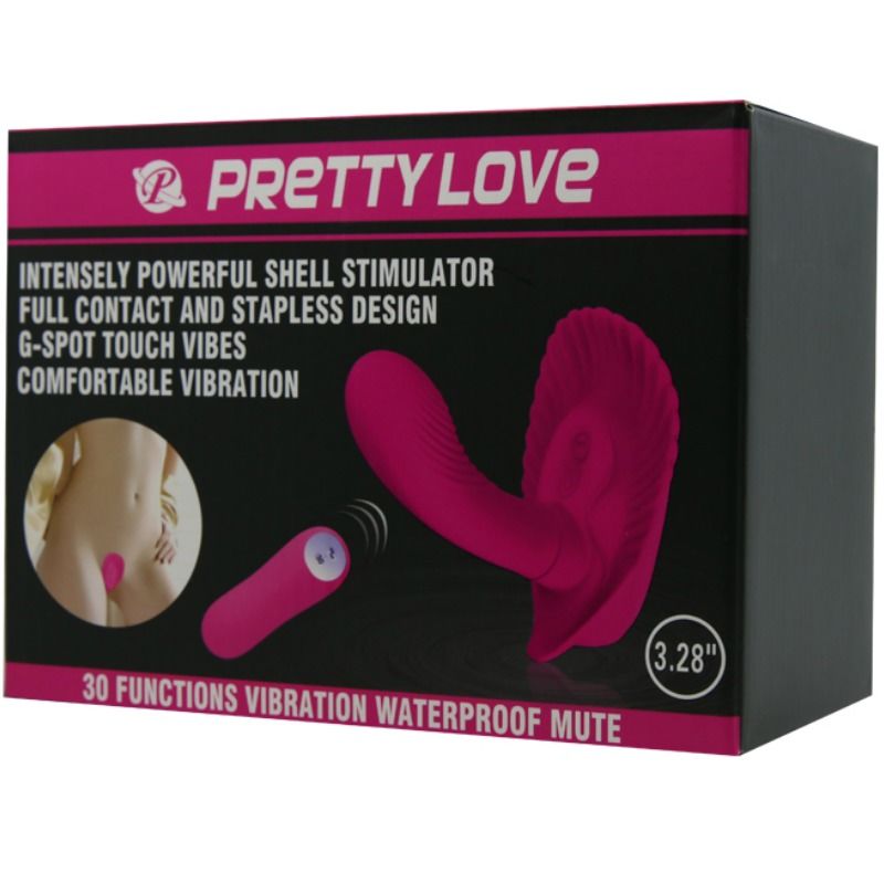 Pretty love concha estimuladora control remoto-7