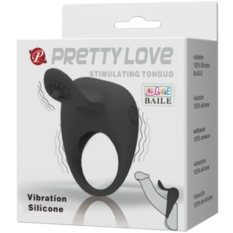 Pretty love anillo vibrador con lengua-7