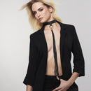 Maze - girocollo con nappine nero-2