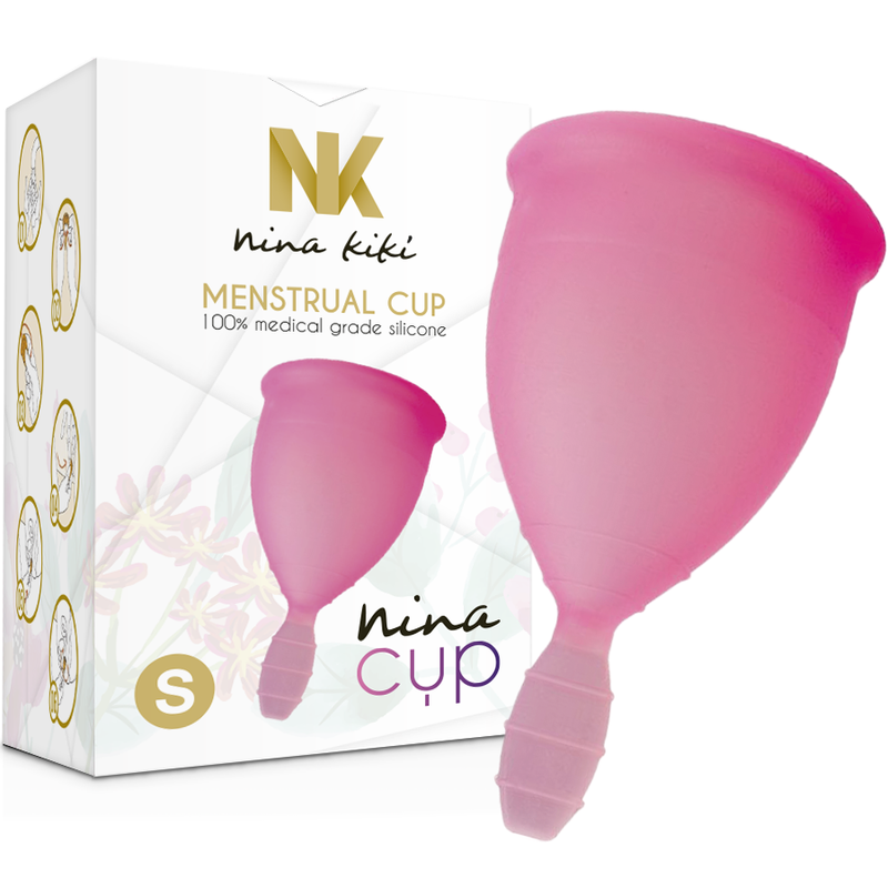 Coppa menstruale nina taglia s rosa-0