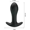 Pretty love vibrador anal  negro-2