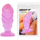 Baile plug anal unisex con ventosa rosa-3