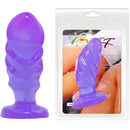Baile plug anal unisex con ventosa lila-2