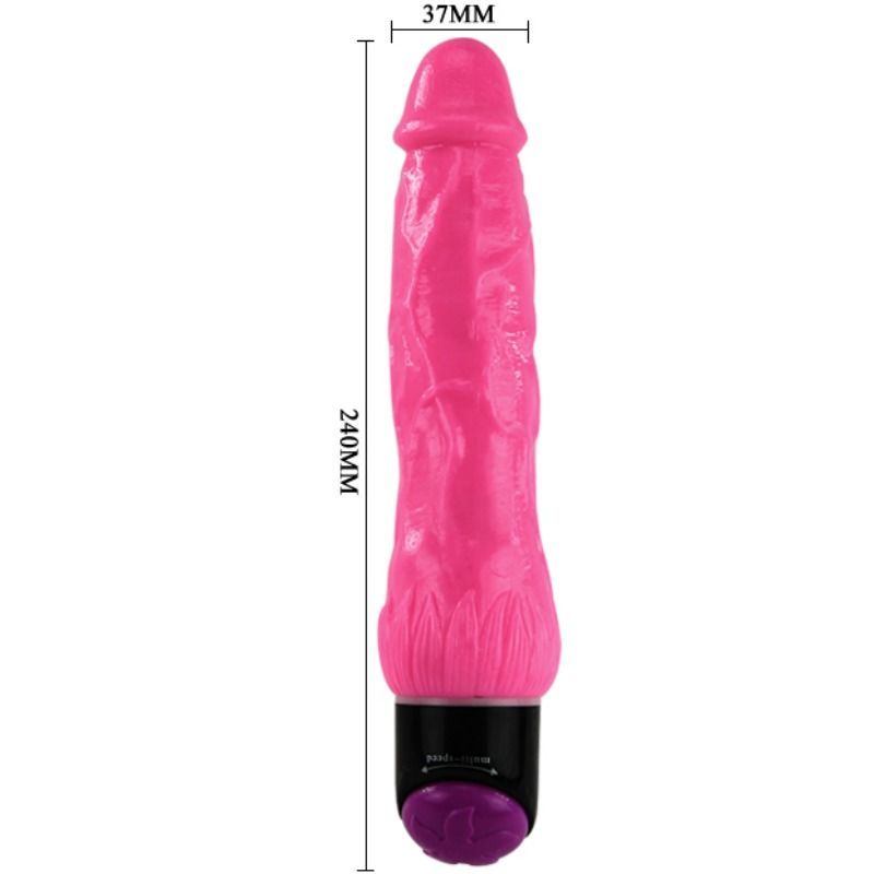 Colorful sex vibrador realistico lila 24 cm-3
