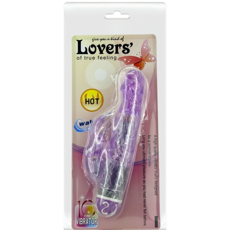 Baile vibrators  multivelocidad con rabbit lila-1