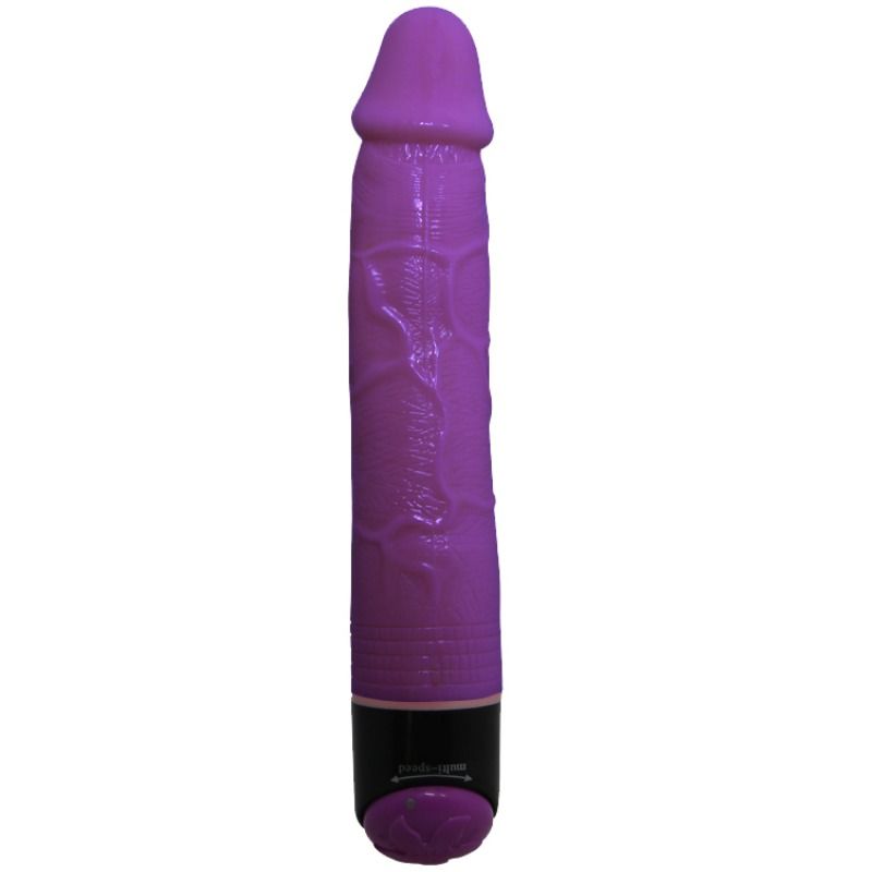 Colorful sex vibrador realistico lila 23 cm-0