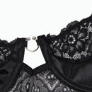 Corsetto e cintura subblime nero s / m-4
