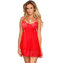 Babydoll subblime con fiocchi rosso s / m-0