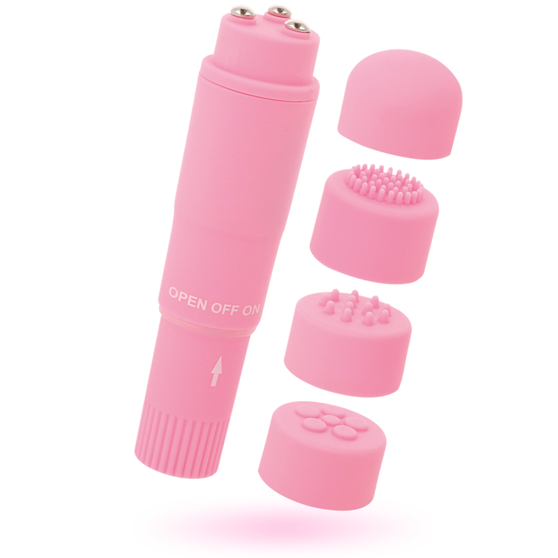 Glossy pocket  kurt masajeador rosa-0