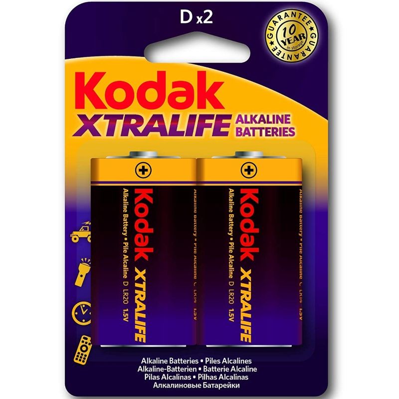 Batterie alcaline kodak xtralife lr20 d lr20 1.5v-0